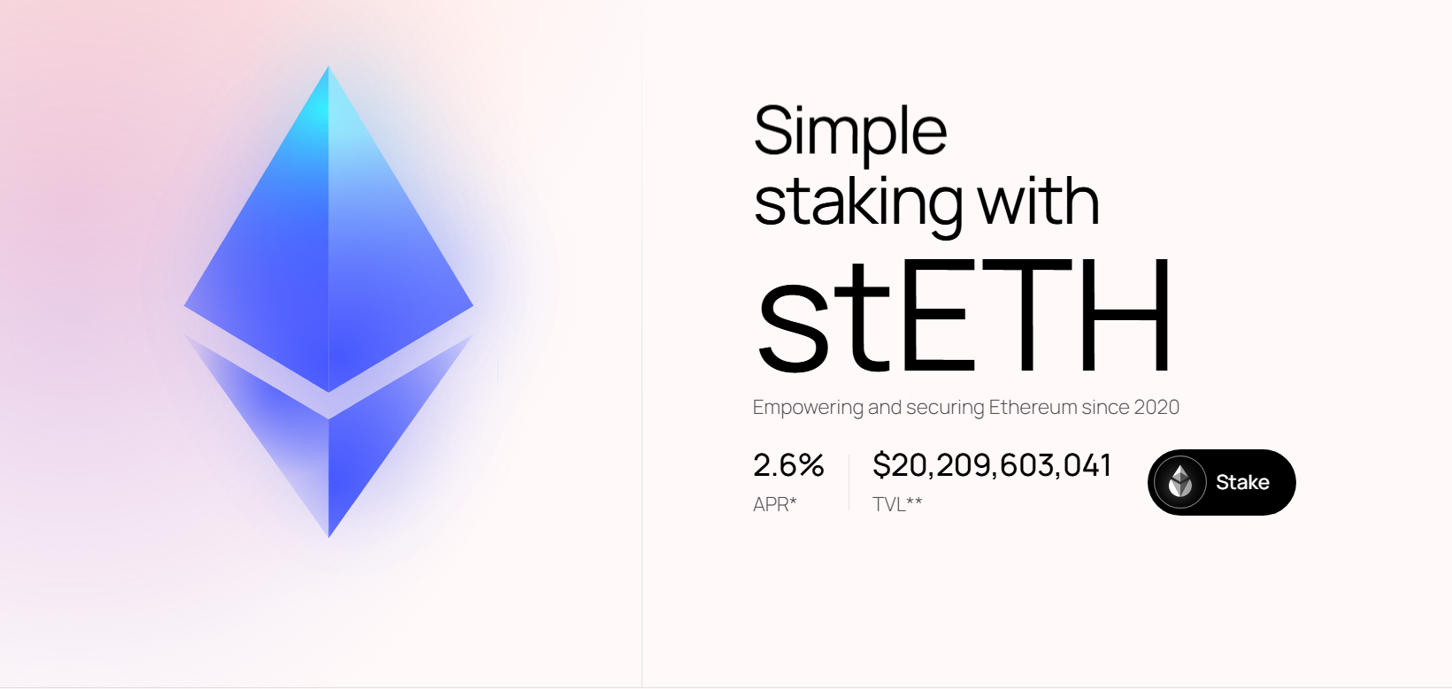 Lido Staking hero visual